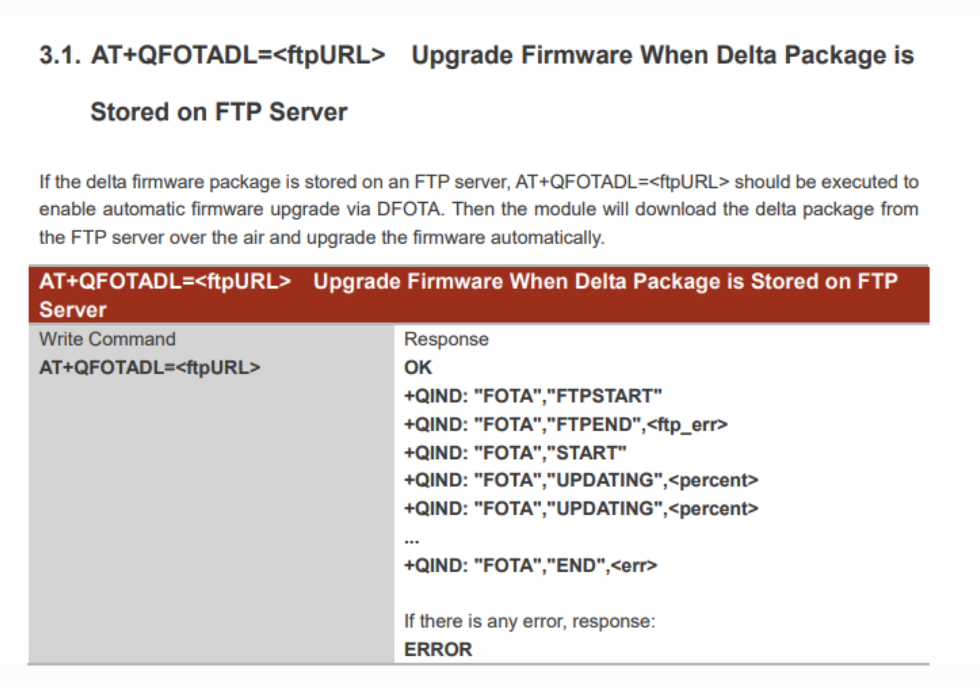 Generic firmware update instructions